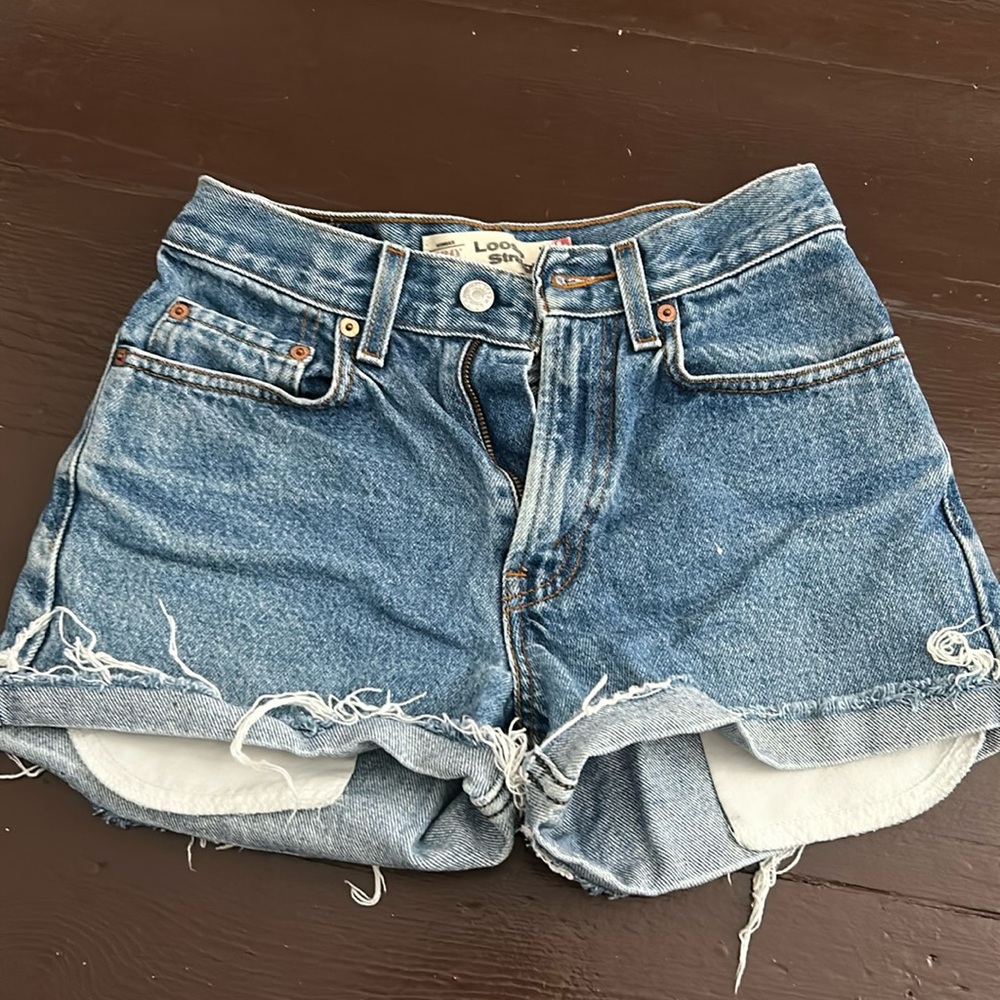 Levi's Blue Jean Shorts
